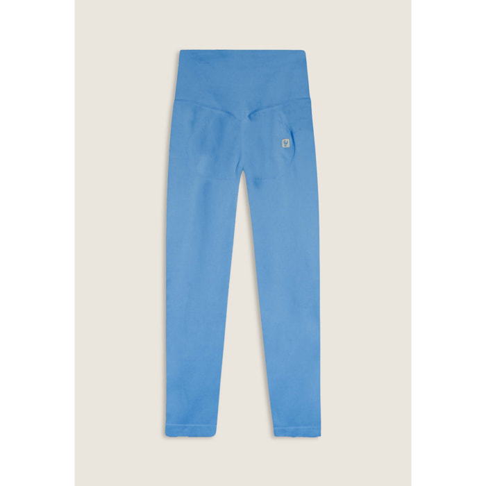 Leggings 7/8 a vita altissima in tessuto seamless a costine