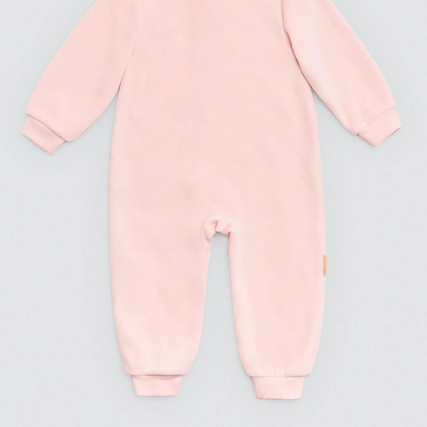 Tutina rosa a maniche lunghe per neonato Hello World