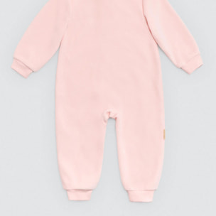 Tutina rosa a maniche lunghe per neonato Hello World