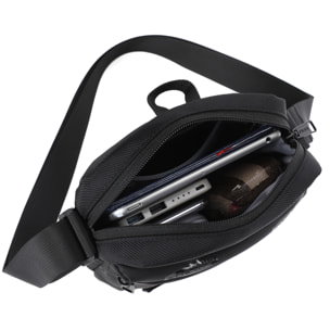 Borsa a tracolla  da uomo Textile Polyester 16.5x22.5x4.5 cm