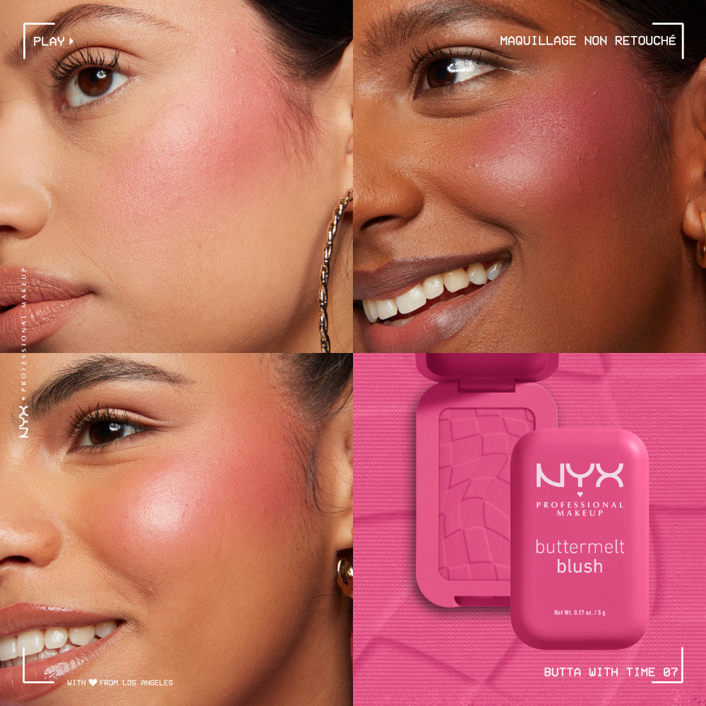 NYX Professional Makeup Buttermelt Blush Blush BUTTA WITH TIME
