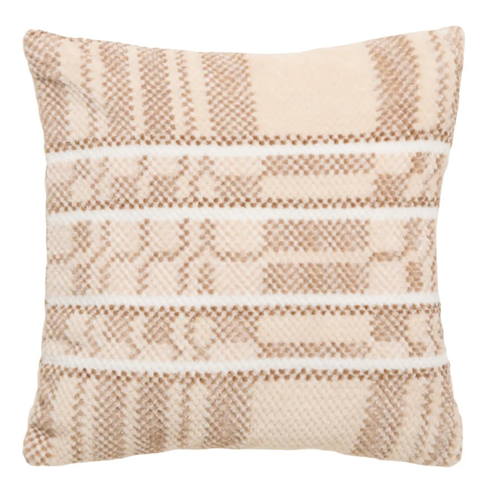 Coussin Lary carré 40x40cm beige