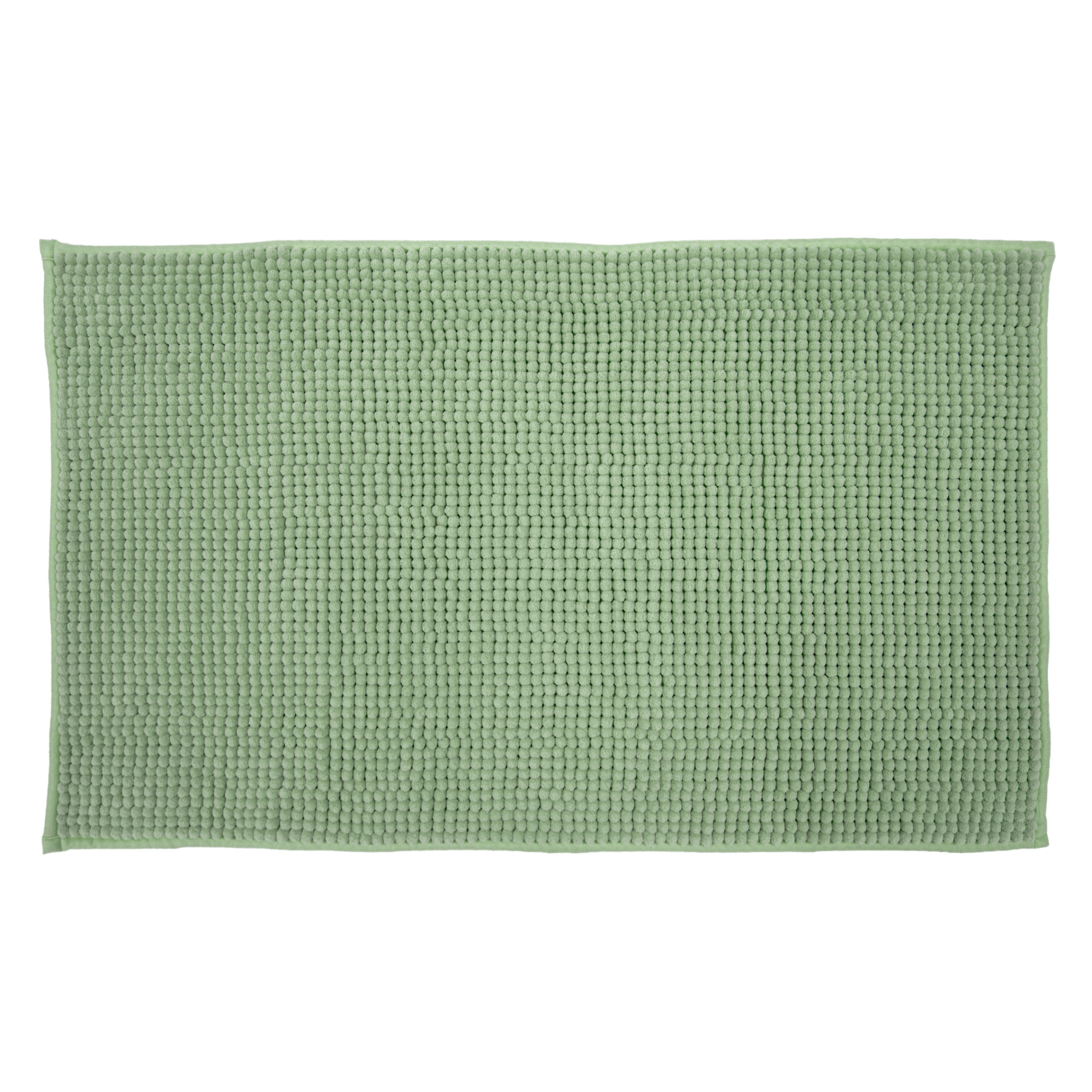 TAPPETO BAGNO SCENDI DOCCIA 50X80 CM 100% POLIESTERE VERDE