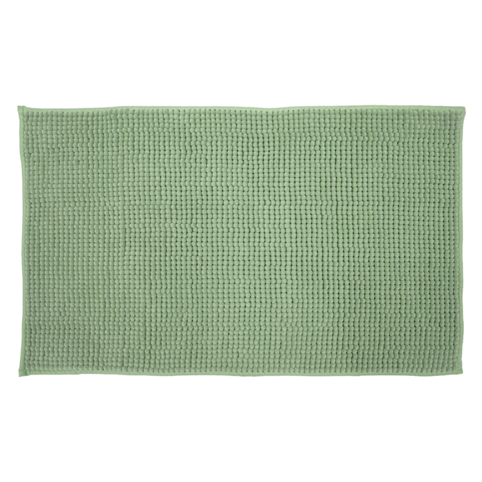 TAPPETO BAGNO SCENDI DOCCIA 50X80 CM 100% POLIESTERE VERDE