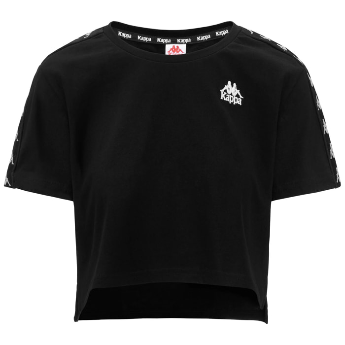 T-Shirts & Top Kappa Donna 222 Banda Apua Nero