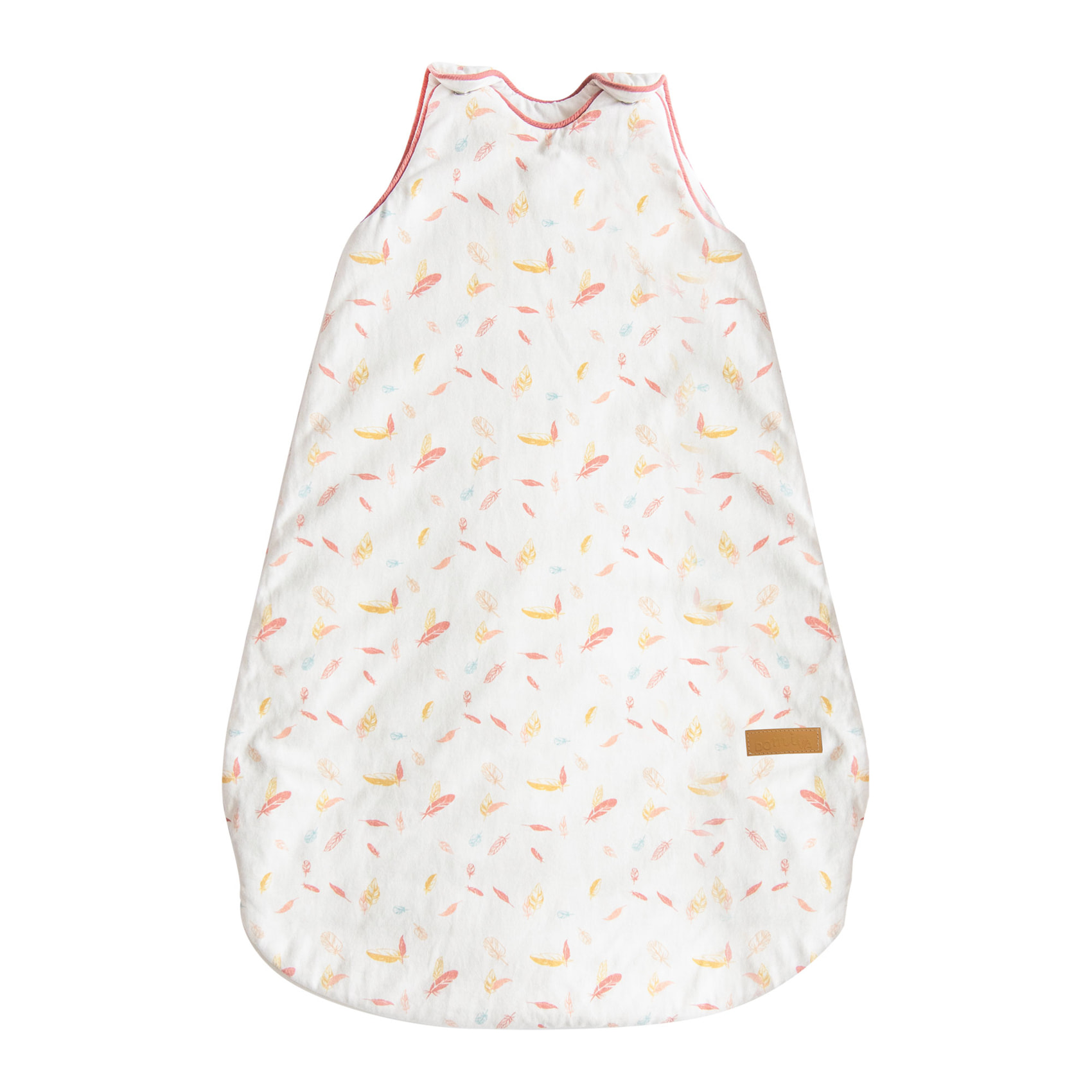 Gigoteuse imprimée petites plumes - Rose Clair