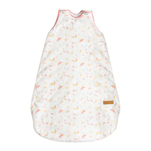 Gigoteuse imprimée petites plumes - Rose Clair