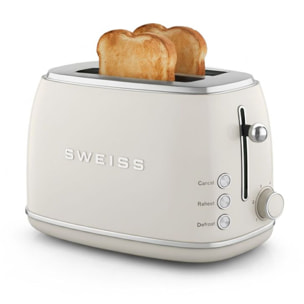 Grille-pain SWEISS vintage beige GRS8