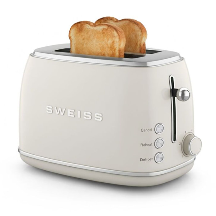 Grille-pain SWEISS vintage beige GRS8