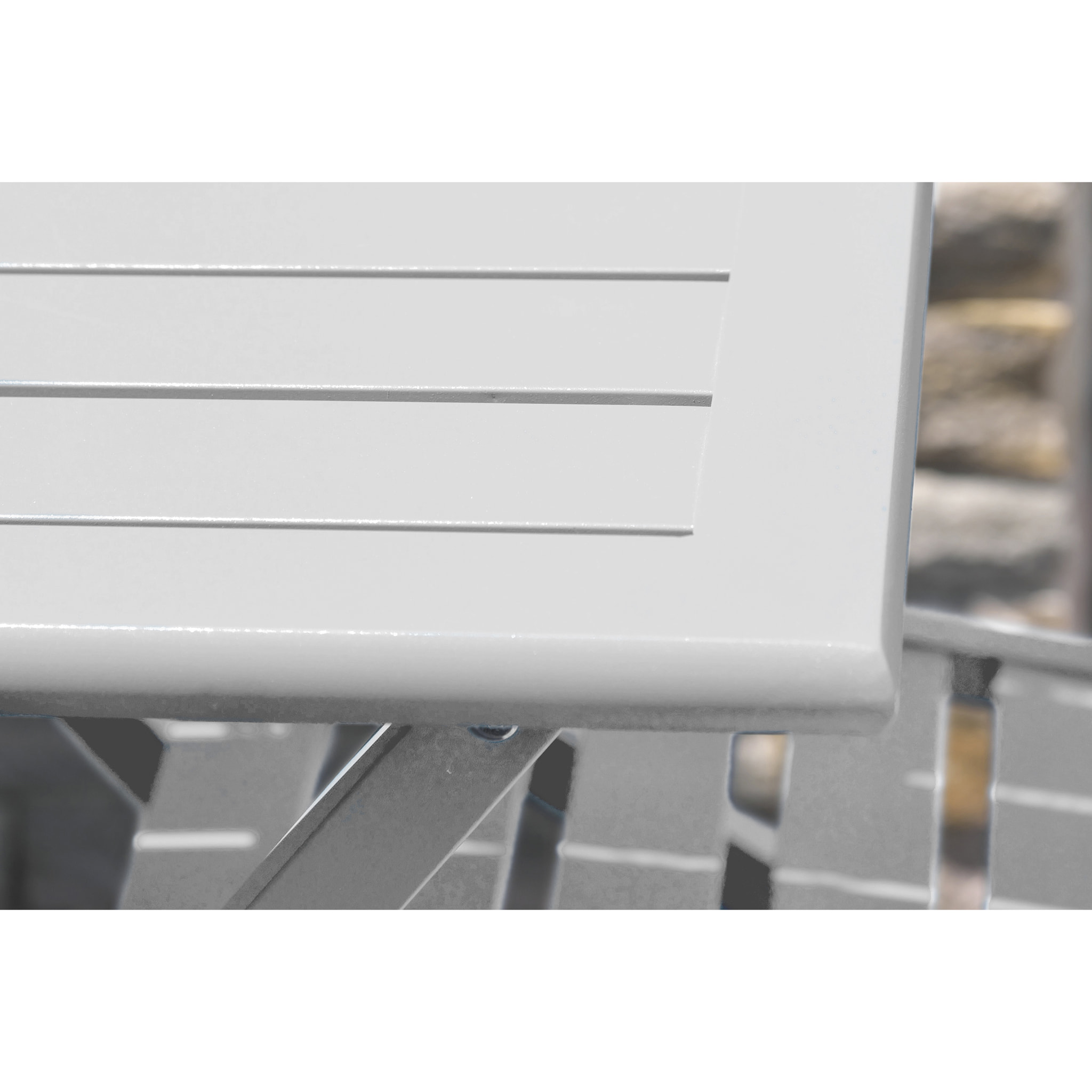 MARIUS - Table de jardin pliante en aluminium