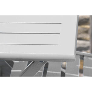 MARIUS - Table de jardin pliante en aluminium