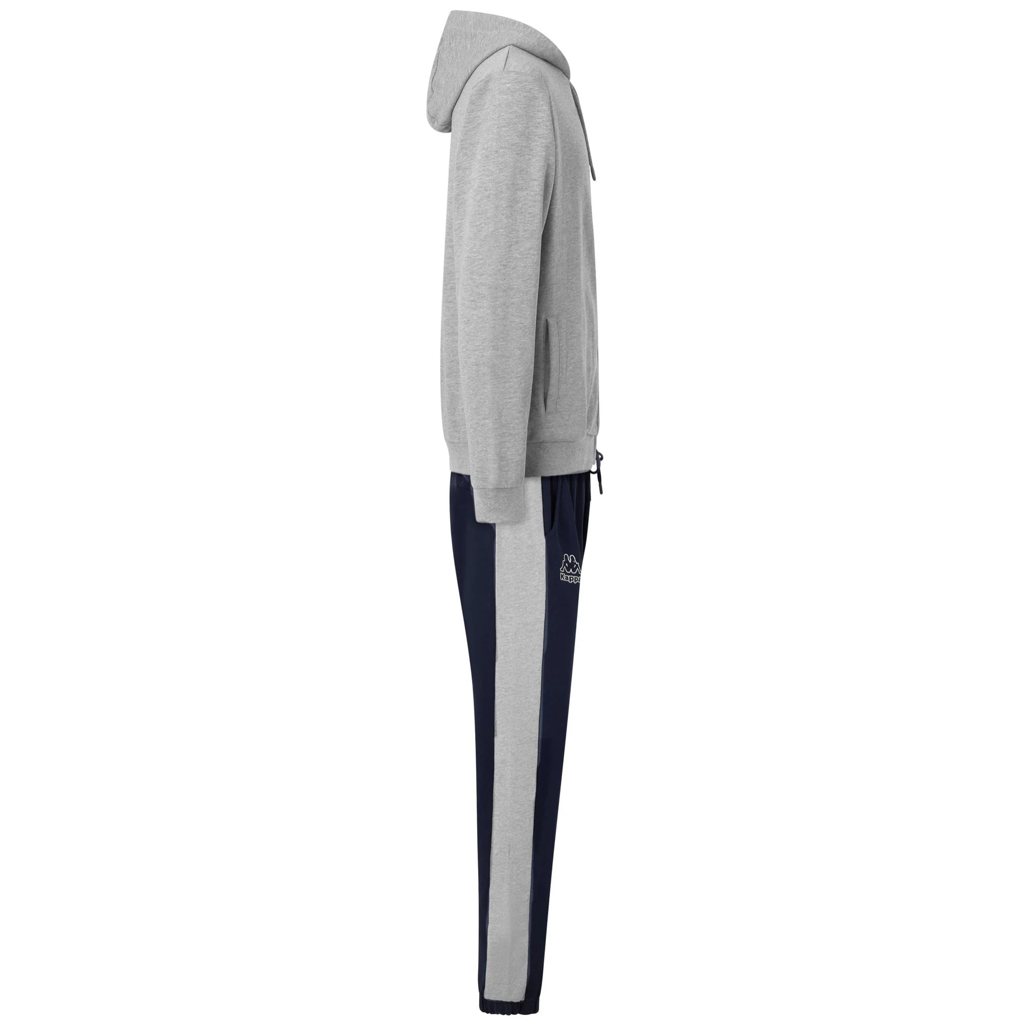 Kappa - Tute Sportive Uomo Grigio - Logo Glomeri