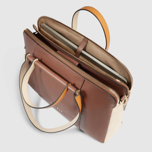 Piquadro Borsa porta pc e porta iPad® con protezioni antiurto e RFID