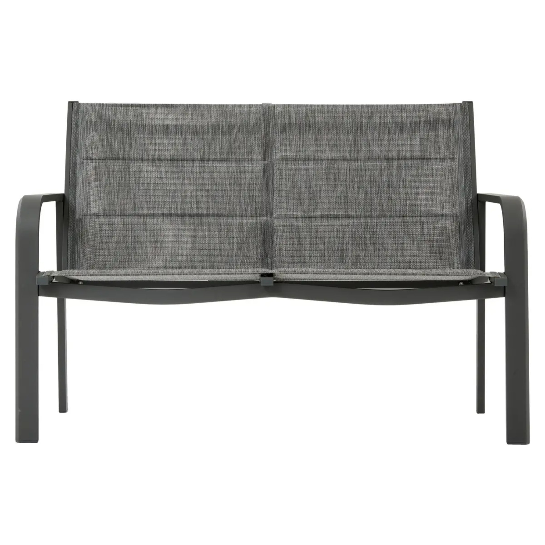 Salon de jardin Piazza 4 places gris graphite