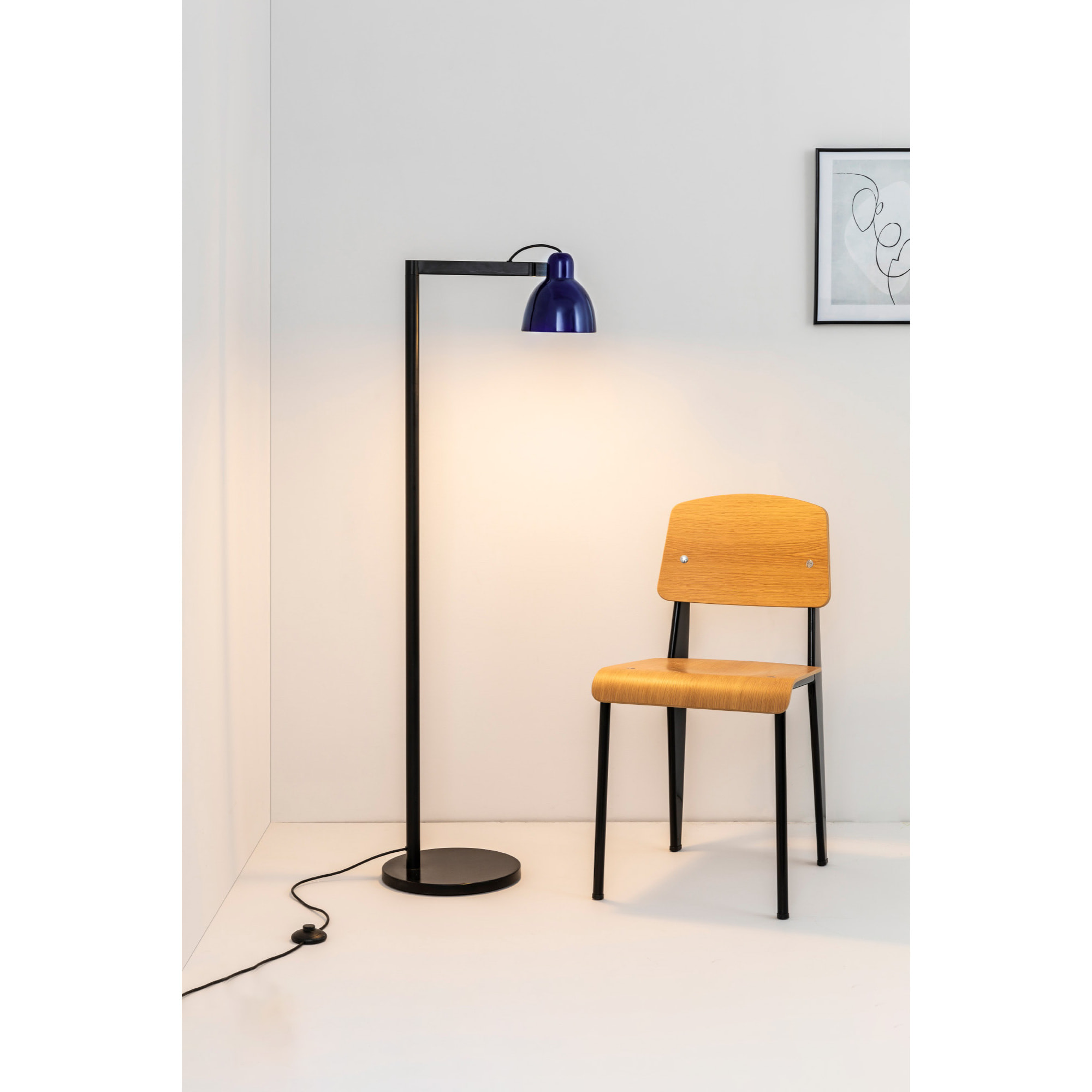 VENICE Lampadaire bleu cobalt