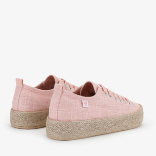 Zapatillas Ada Linen Rosa