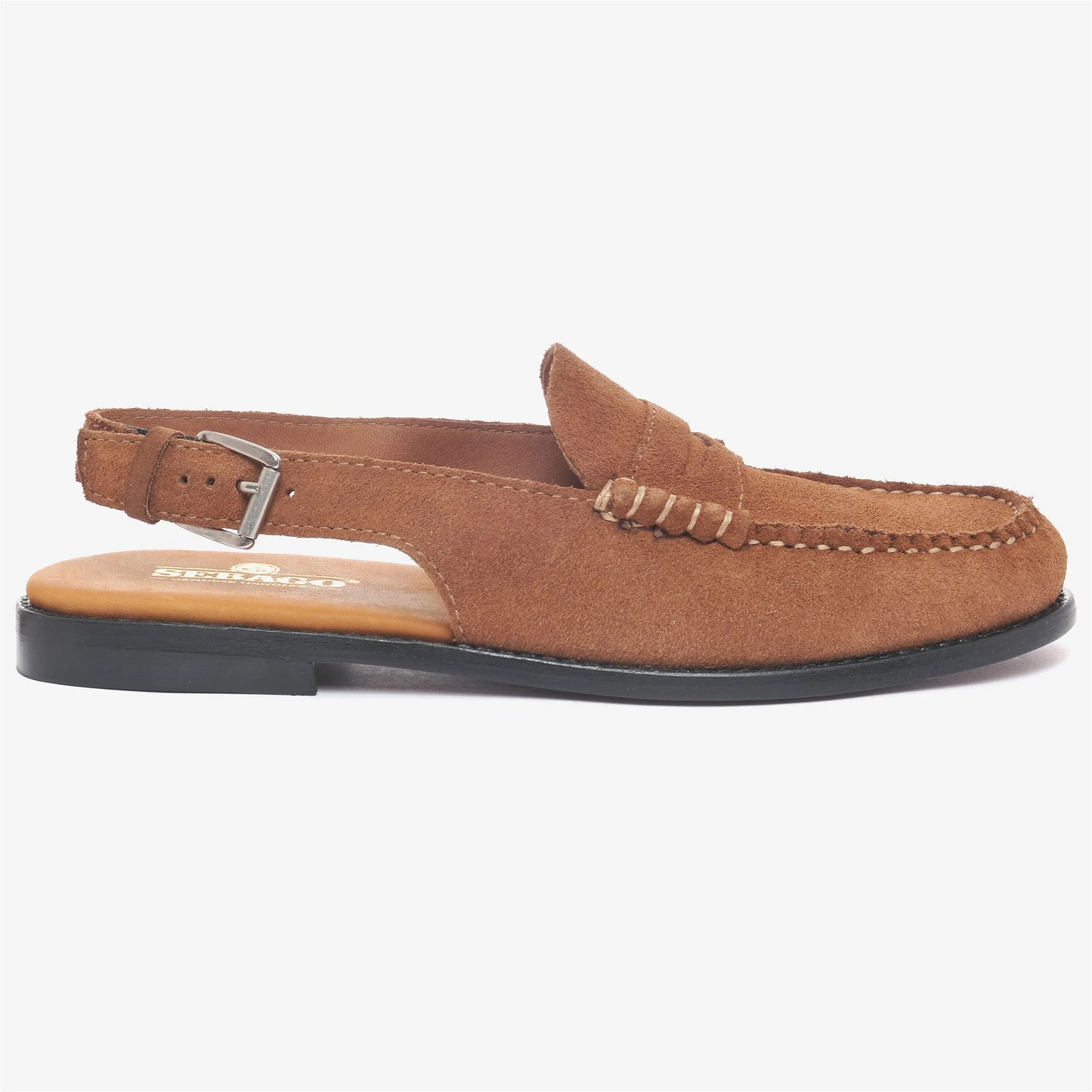 Sebago - Sandali Donna Marrone - Dan Sandal Flesh Out Woman