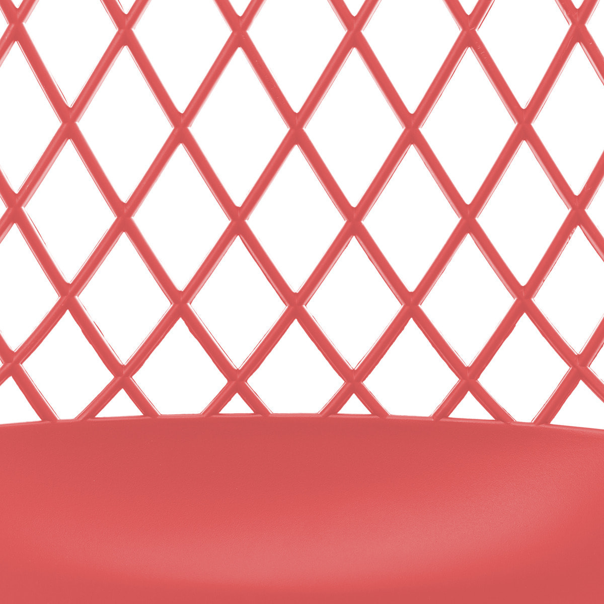 Set di 4 Sedie Minimalist Pure Style in Rosso e Legno