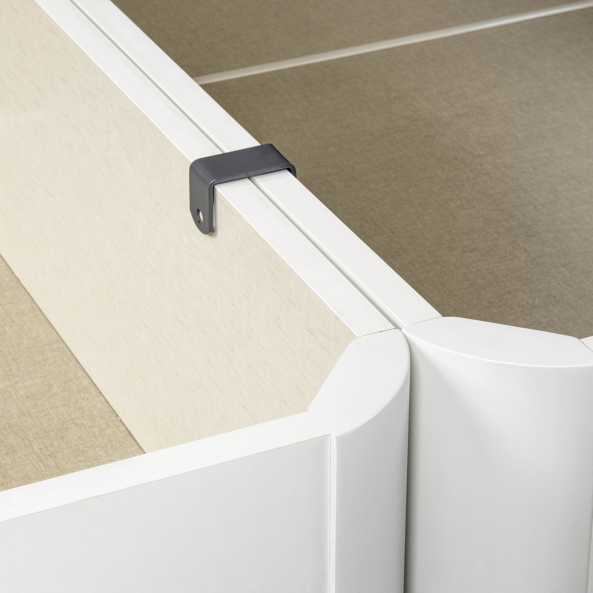 Canapé Abatible 32CM | ENVÍO, MONTAJE Y RECOGIDA ANTIGUO INCLUIDO | Madera | Blanco | Gran capacidad | Tapa 3D | WHAT THE SLEEP