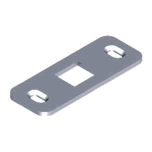 Gâche inox LA CROISÉE DS pour crémone pompier - DS6856