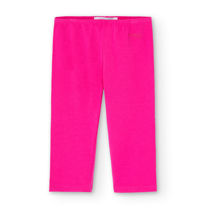 Leggings pirata para niña estampada de color rosa, Top, niña
