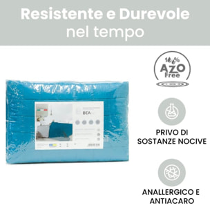 INTRECCI Copriletto Matrimoniale Estivo, Trapunta Estiva Matrimoniale, 260x260 cm, Coperta Estiva, anche Primaverile, Double Face, Moderna, Leggera, Elegante. Colore: Petrolio/Grigio