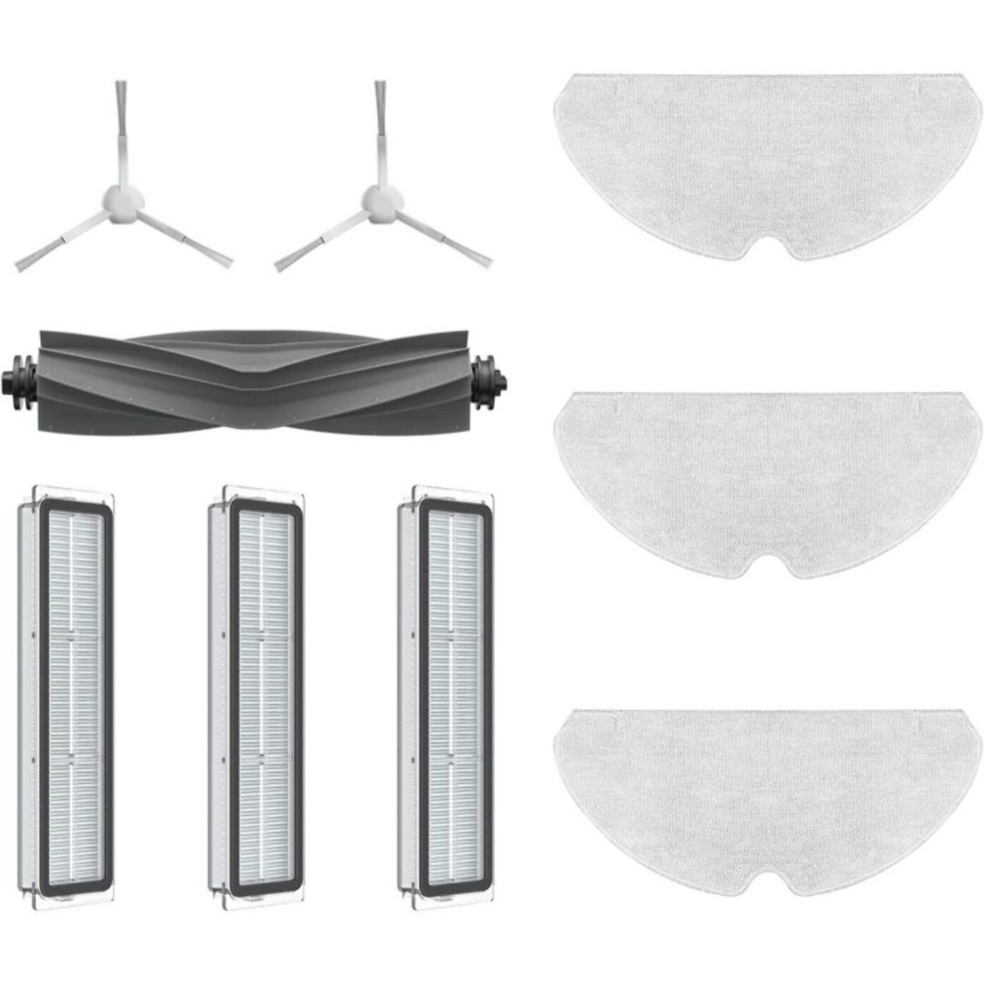 Kit accessoires DREAME Entretien complet robot D10s brosses filtre patin