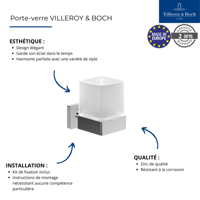 Porte-verre Elements - Striking  aspect or brossé