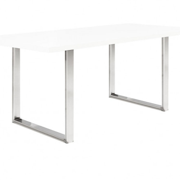 Piètement de table luge en métal brut - CHOICE