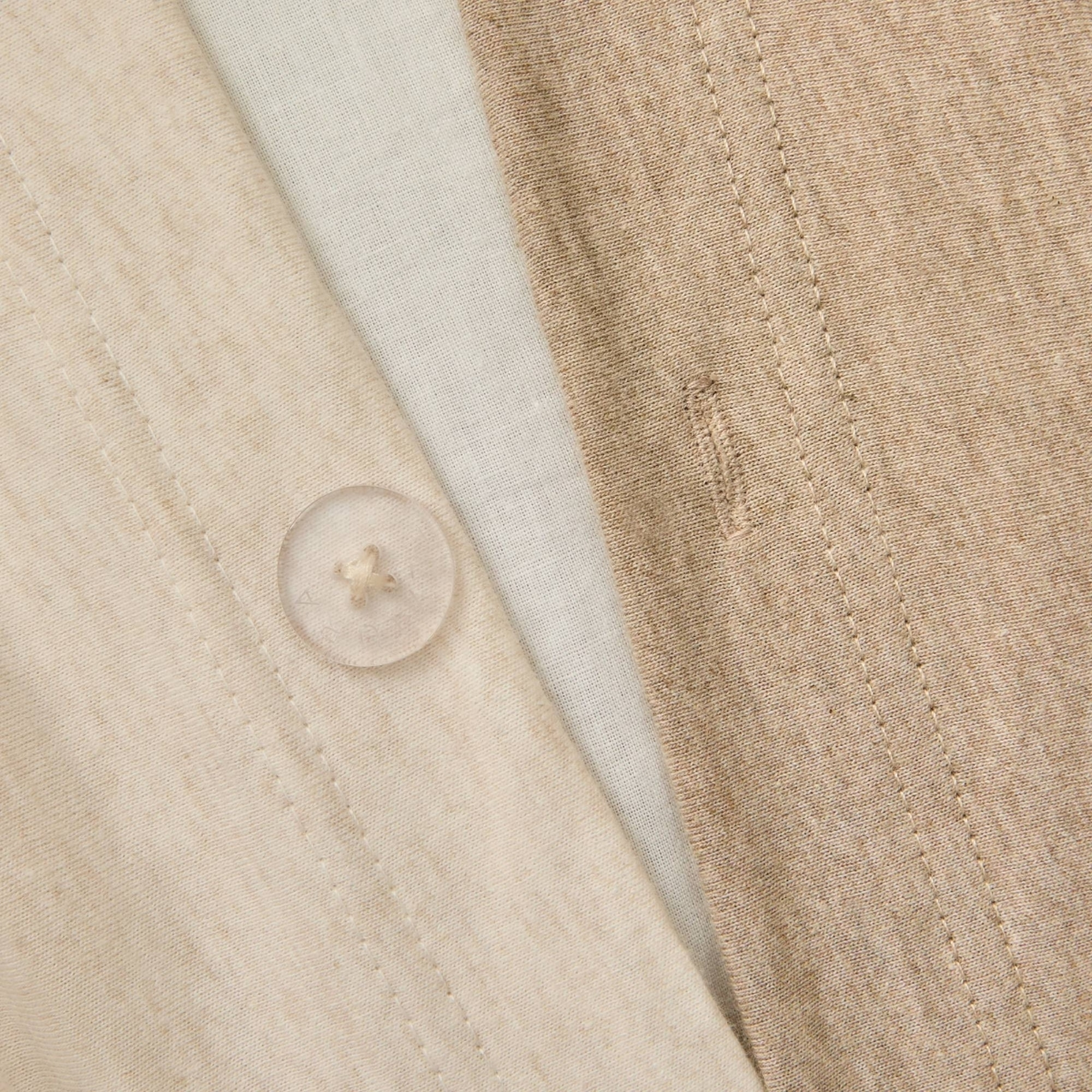 Funda nórdica punto algodón Pulis2 color marron beige