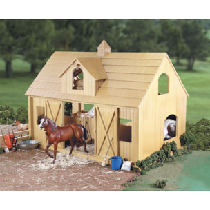 BREYER DELUXE WOOD BARN, GRAN ESTABLO REALISTA DE MADERA