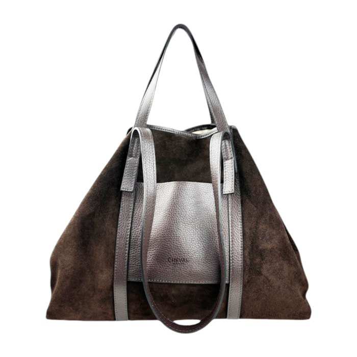 Bolso de Hombro Cheval Firenze Formentera F/W Marrón Oscuro