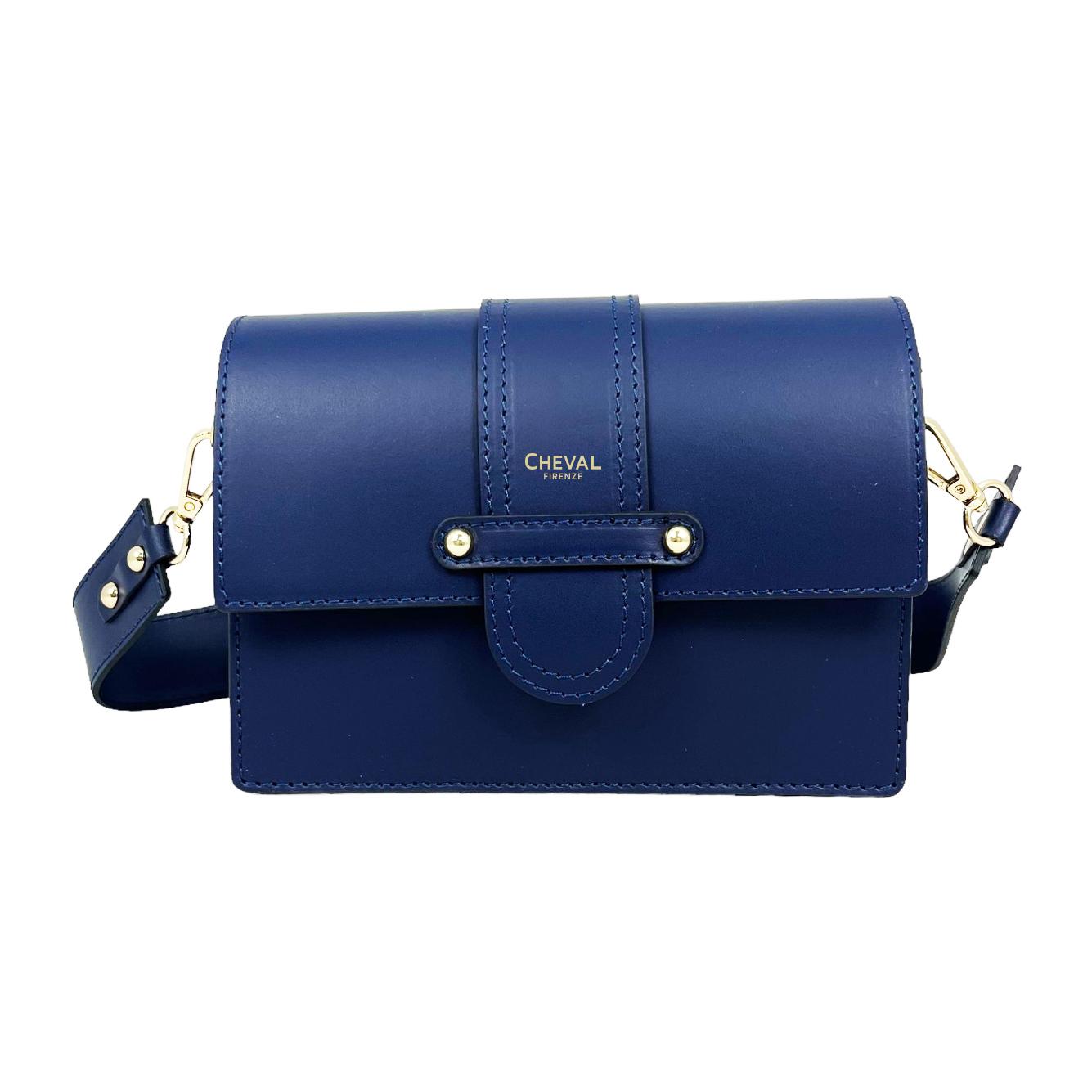 Borsa a spalla Cheval Firenze Kate Blu Scuro