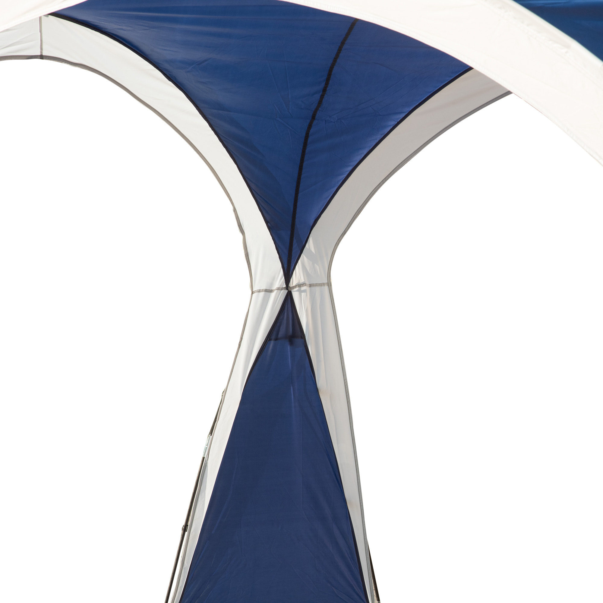 Toldo de Refugio 3,5x3,5 m Toldo Camping Plegable con Gancho Bolsa de Transporte Impermeable y Protección UV para Terraza Playa Picnics Azul