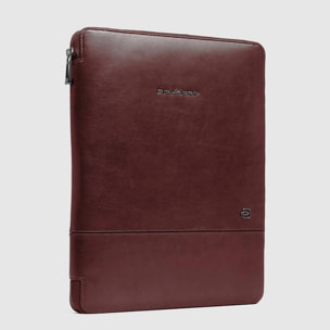 Piquadro Porte bloc pour en cuir iPad® avec boucle à stylo et poche à AirPods®