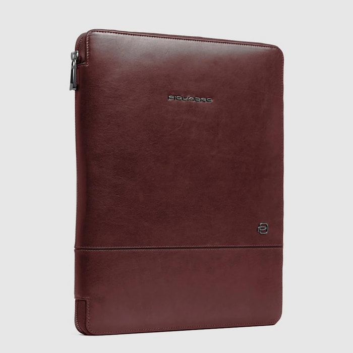 Piquadro Porte bloc pour en cuir iPad® avec boucle à stylo et poche à AirPods®