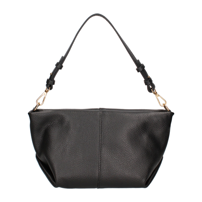 Borsa a spalla da donna In Vera pelle Made in Italy 30x15x12 cm