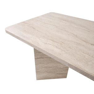 Table à manger décor travertin 180 cm MARFA