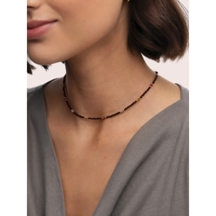 Collar Winter Glam Acero Baño Oro