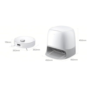 Robot Aspirateur Laveur ROBOROCK Qrevo Curv 2 FlowX