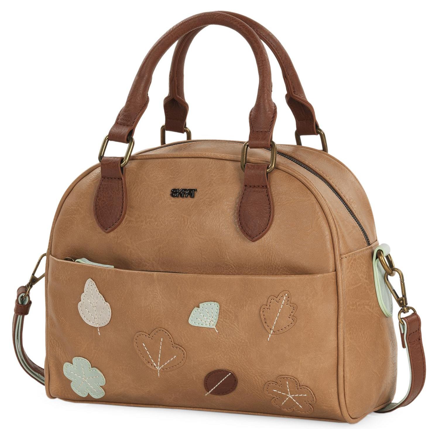 Bolso Con Bandolera Skpat Leaves Beige