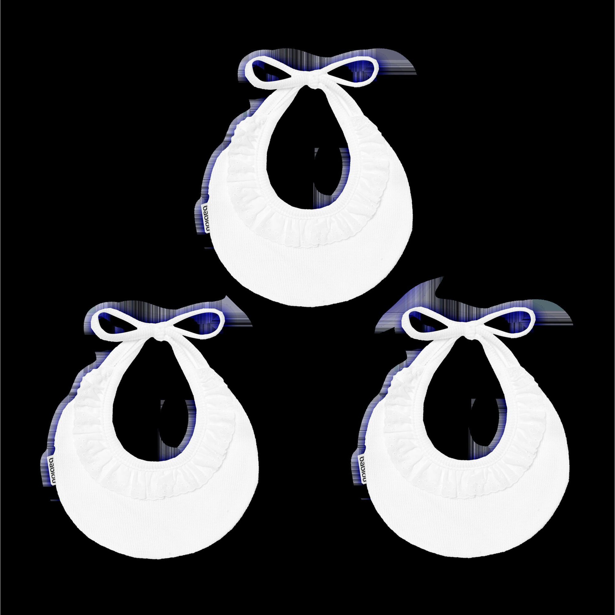 Babero Redondo Puntilla Canutillo 07 Beige Vigore Talla Uni