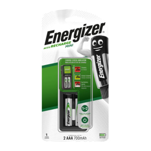 Energizer - Mini chargeurs LED pour piles 700 CH2PC4 - piles incluses