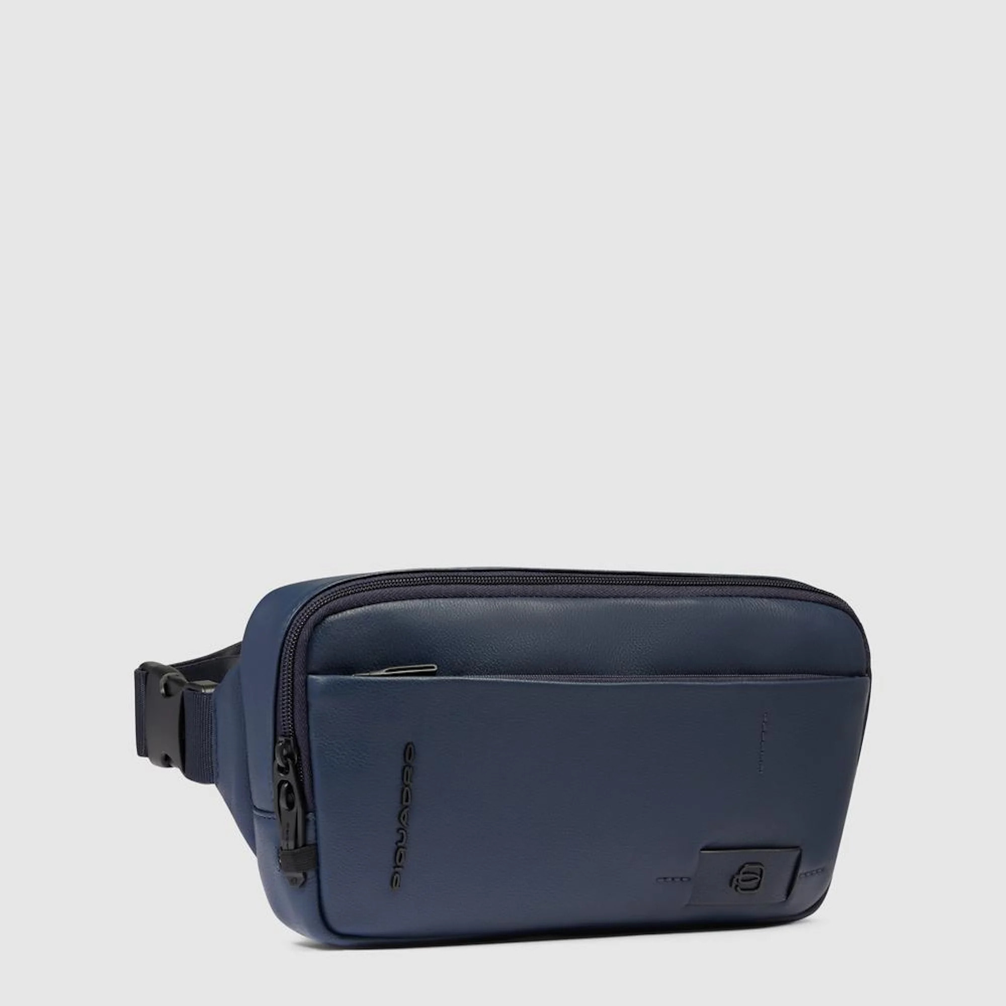 Piquadro Marsupio in pelle con sistema di sicurezza antifurto e protezione RFID