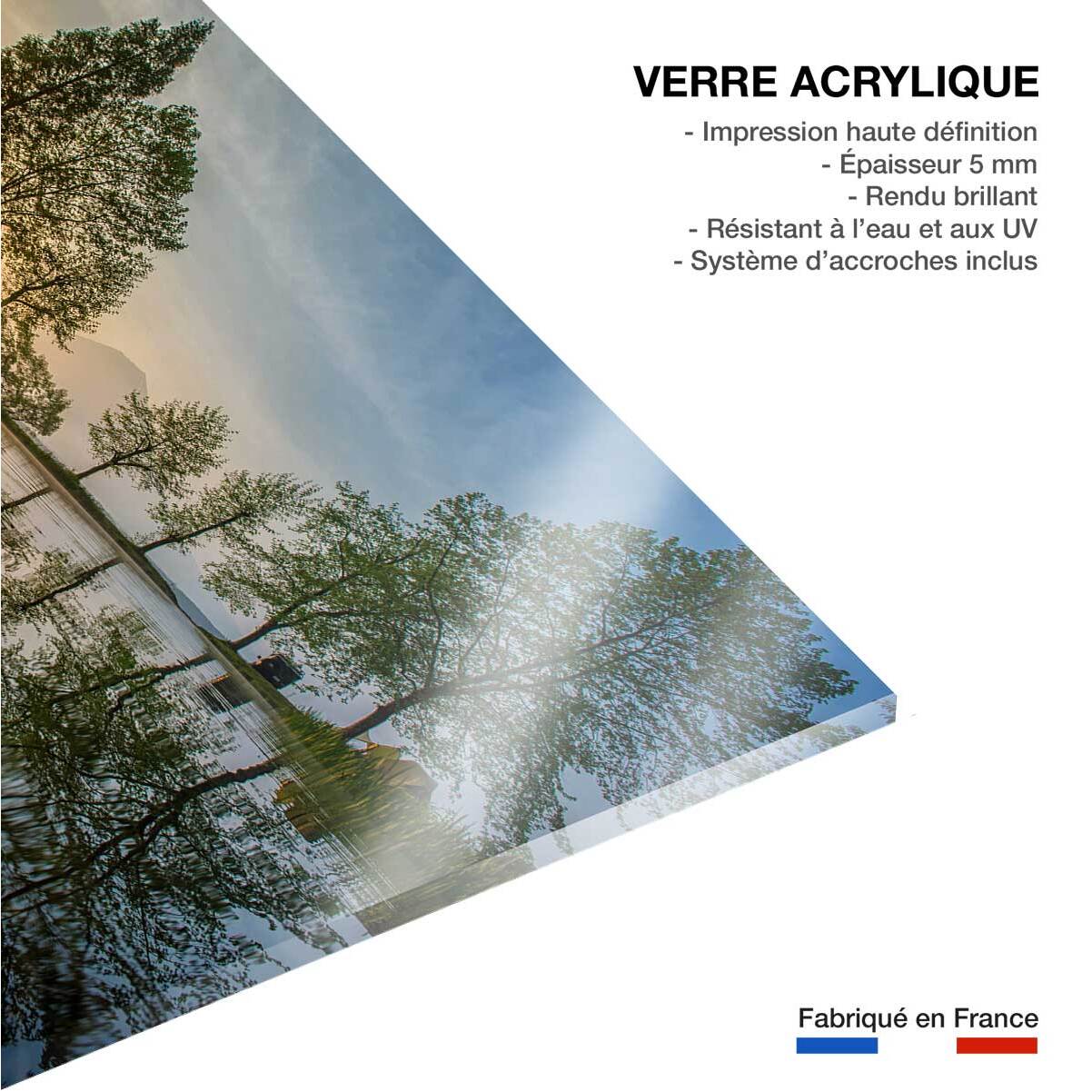 Tableau Reflet du Mont fuji Tableau plexiglas