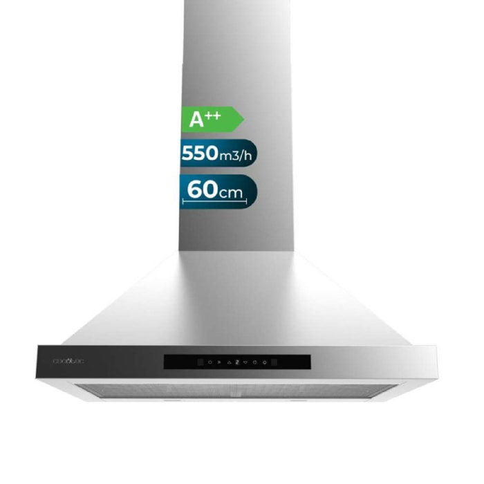 Cecotec Cappa a piramide Bolero Flux PT 605500 Inox A++