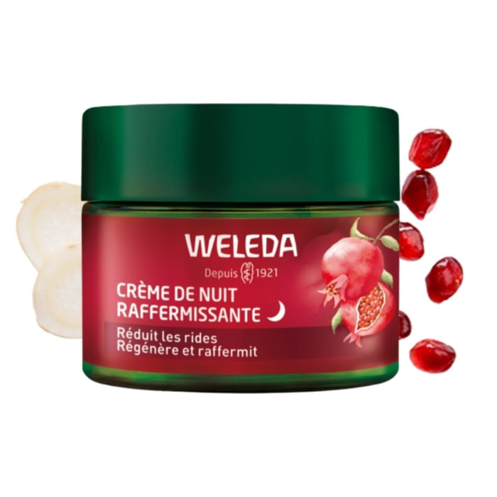 WELEDA - Crème de Nuit raffermissante GRENADE &  PEPTIDES DE MACA - 40 ml