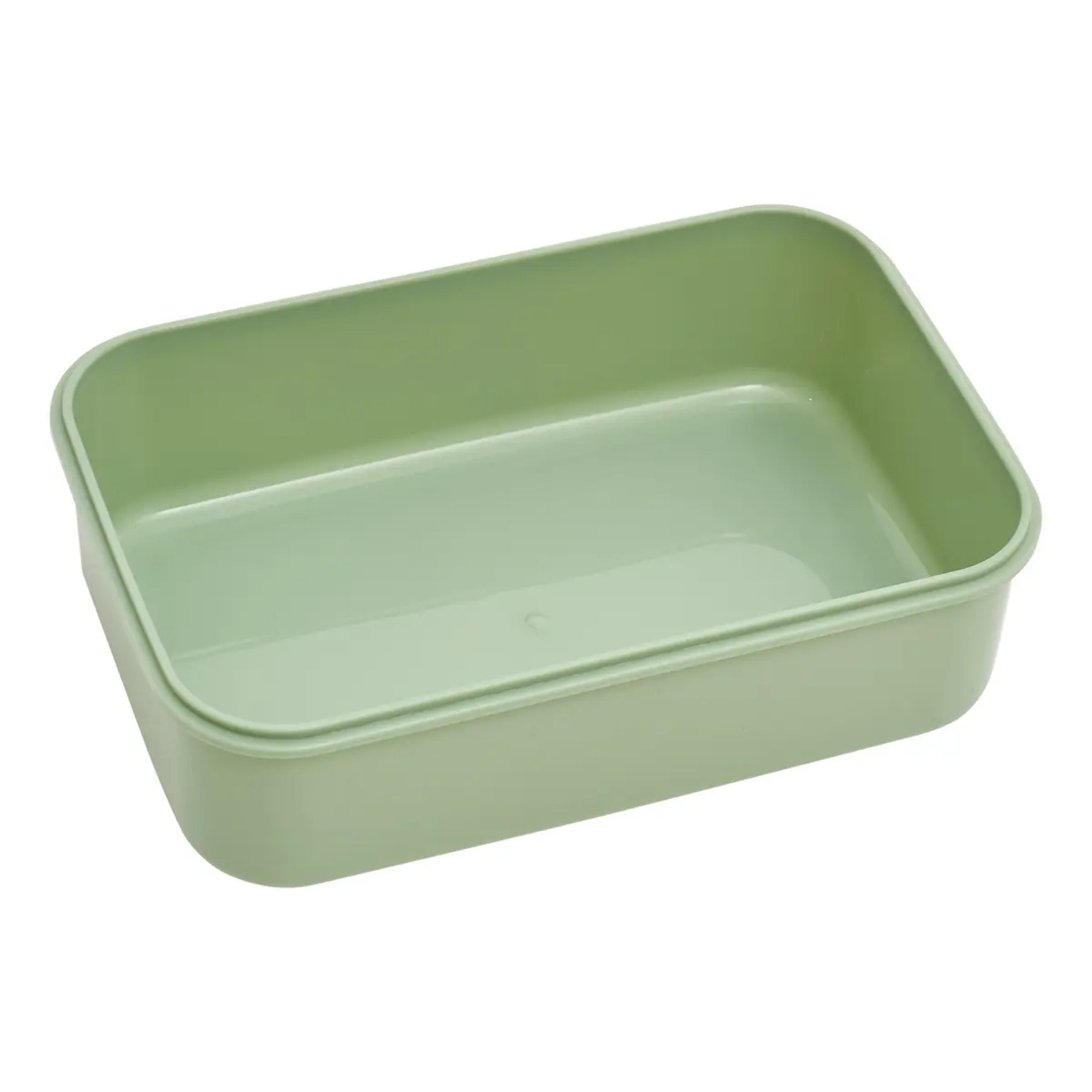 Lunch box rectangulaire 1,2L vert