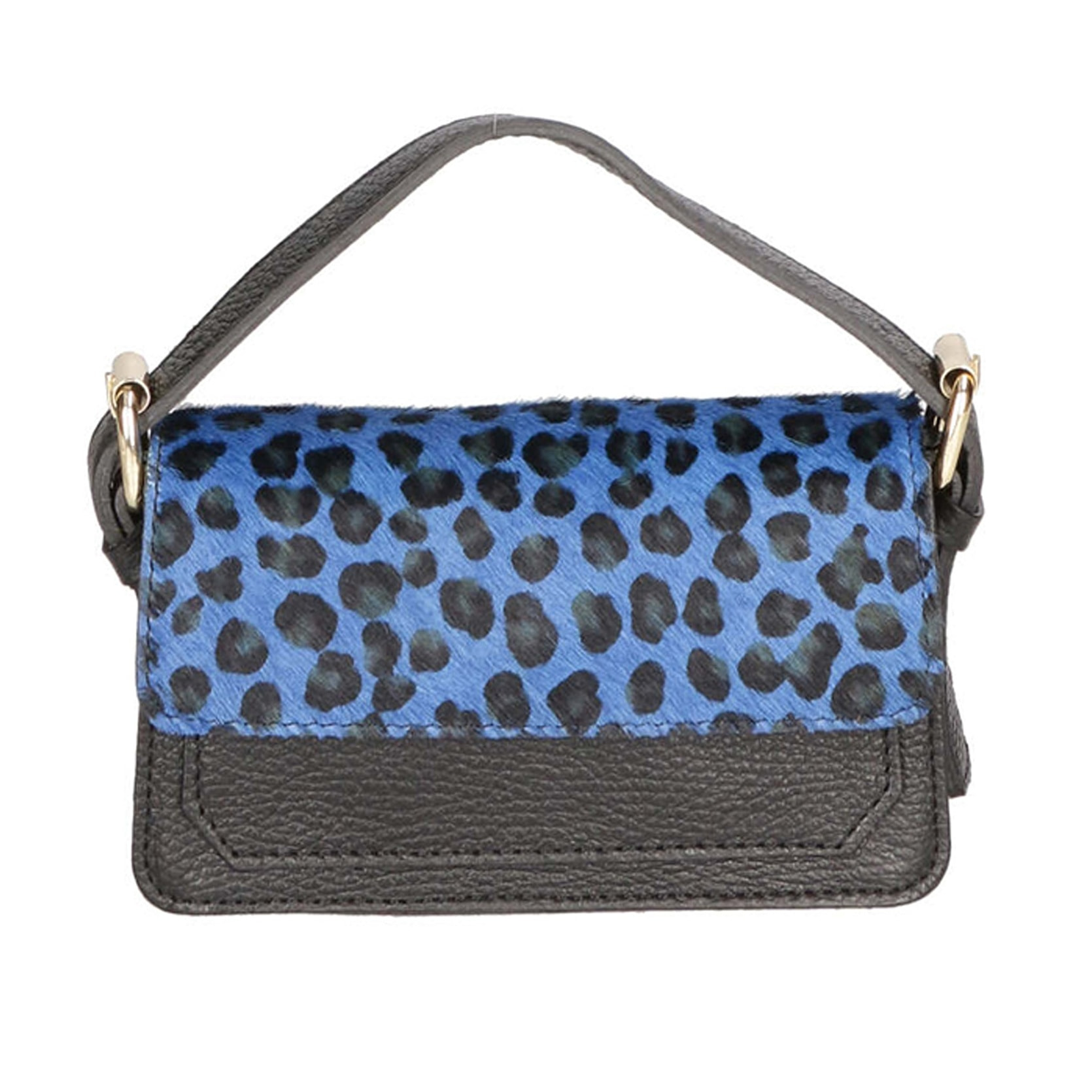 Borsa a mano da donna - Modello Aleide - Vera pelle - 18.0 x 11.0 x 6.5 cm