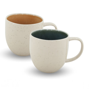 Lot de 6 mugs, CORALIA